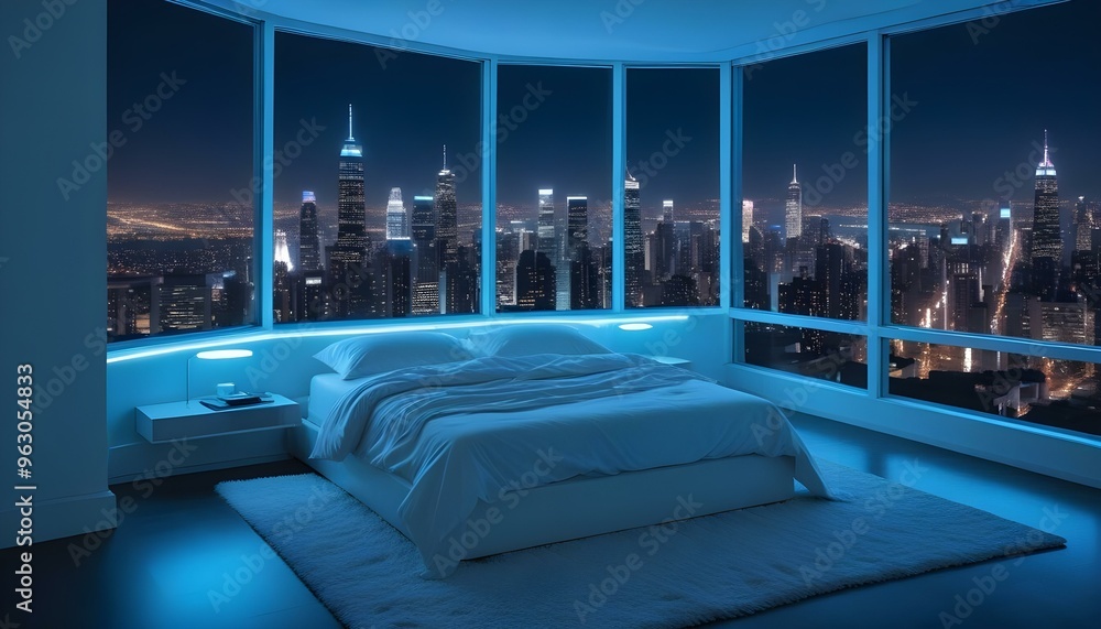 Fototapeta premium Photo interior modern design room 3d illustration