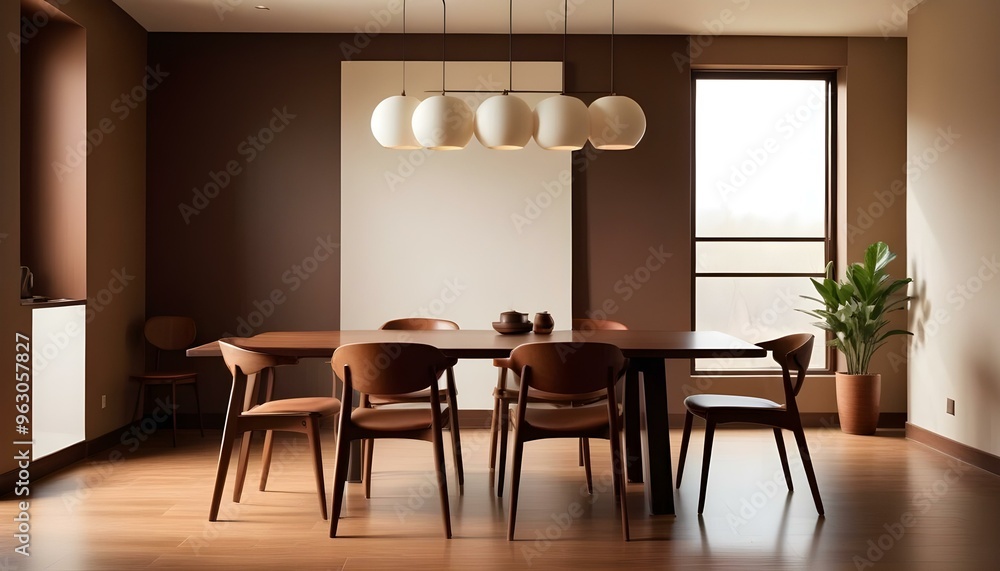 Fototapeta premium Photo interior modern design room 3d illustration