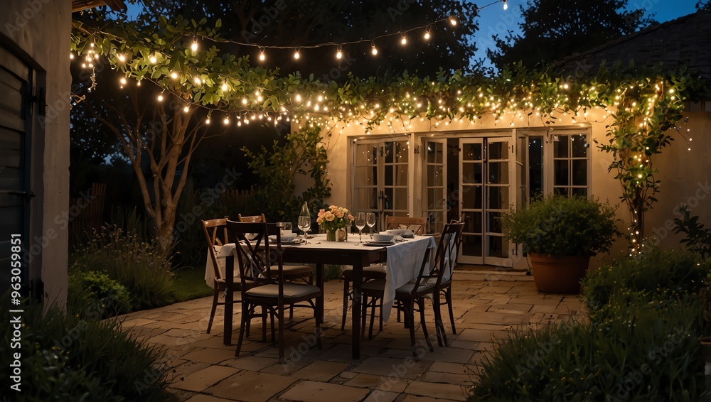 Fototapeta premium restaurant in the morning