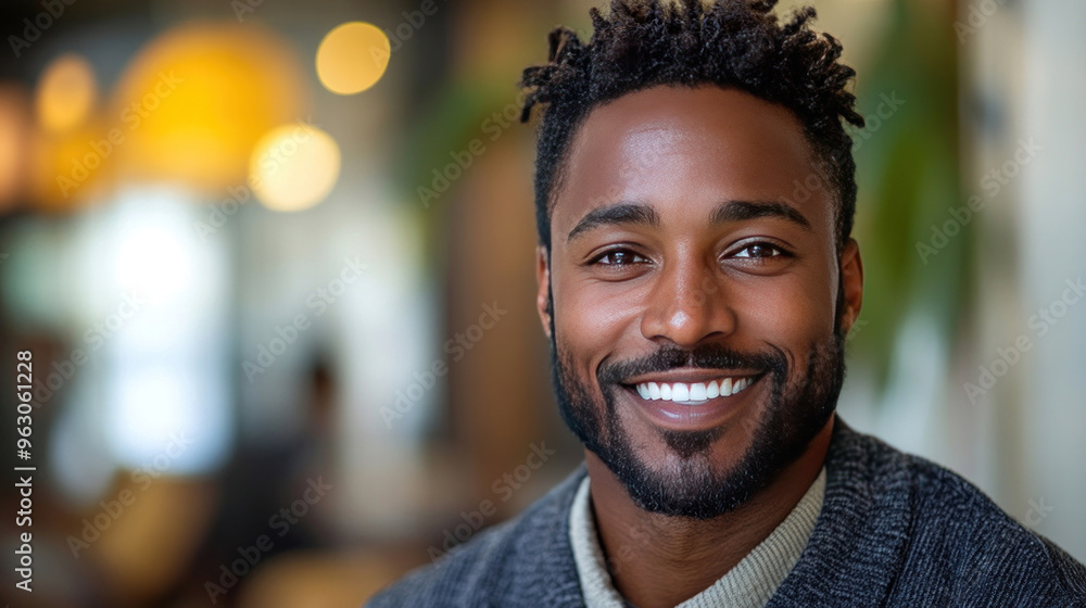 The job seeker smiles while answering questions in a professional interview setting. The job seeker smiles while answering questions in a professional interview setting.