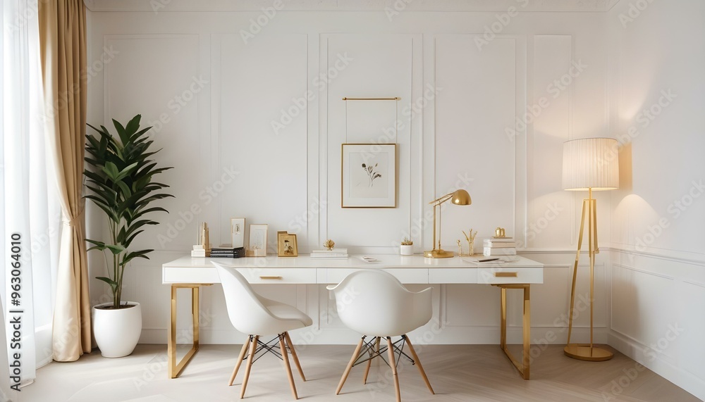 Photo interior modern design room 3d illustration Photo interior modern design room 3d illustration