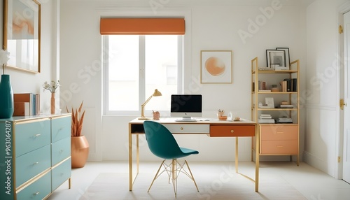 Wallpaper Mural Photo interior modern design room 3d illustration Torontodigital.ca