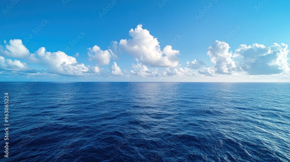 Fototapeta premium Azure Ocean Horizon