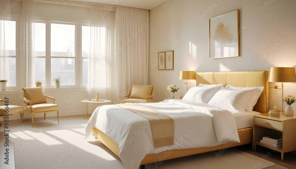 Photo interior modern design room 3d illustration Photo interior modern design room 3d illustration