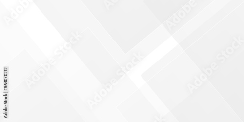 Vector paper wave technology smooth carve blank white gradient abstract diamond triangle line overlapping texture background. geometric white empty square creative diamond concept wall web design.