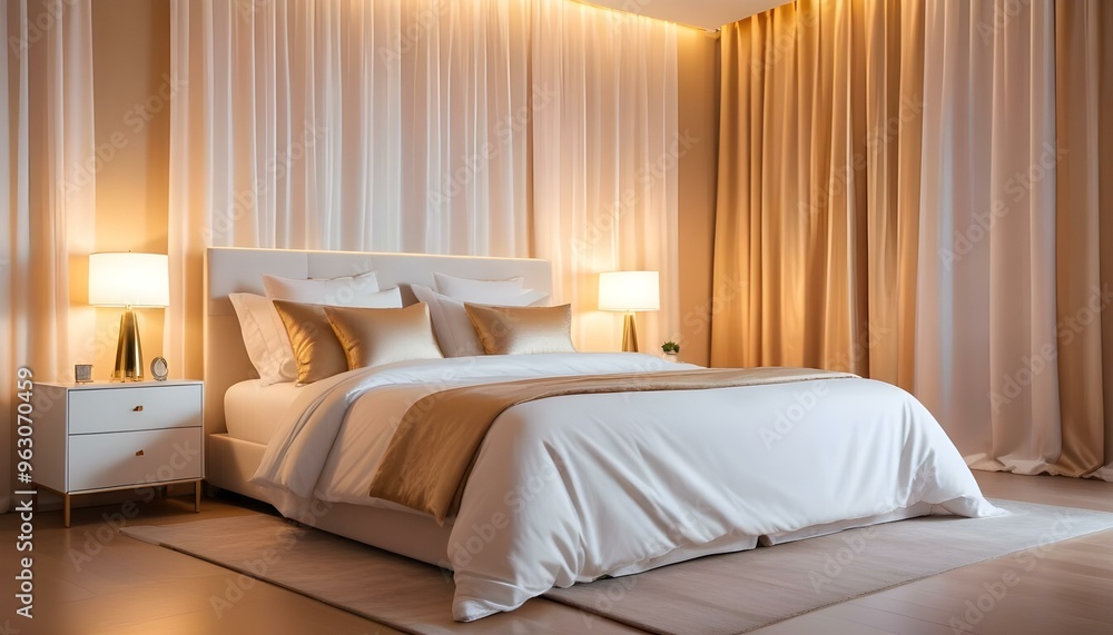 custom made wallpaper toronto digitalPhoto interior modern design room 3d illustration