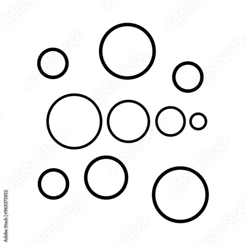 abstract background with circles