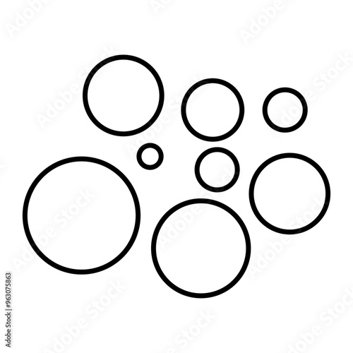 abstract background with circles