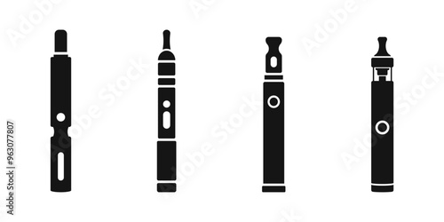 Vape icon. Electronic smoking symbol