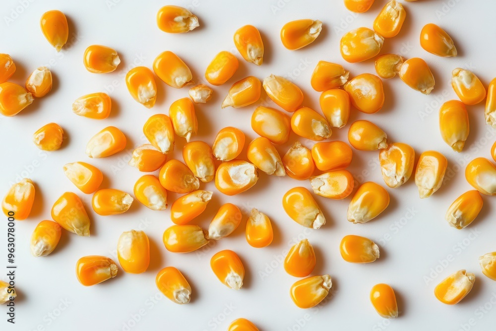Corn Kernels. Farm Fresh Agriculture Background with Vibrant Corn Colors Corn Kernels. Farm Fresh Agriculture Background with Vibrant Corn Colors