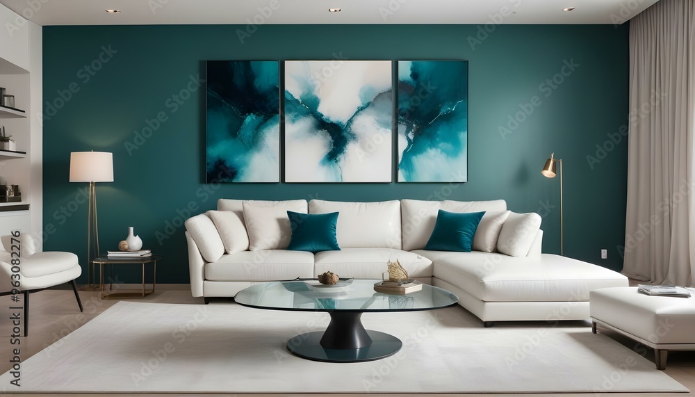 Photo interior modern design room 3d illustration Photo interior modern design room 3d illustration