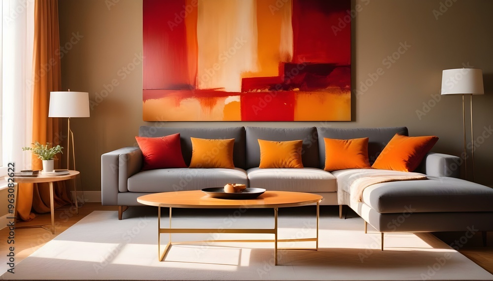 Photo interior modern design room 3d illustration Photo interior modern design room 3d illustration
