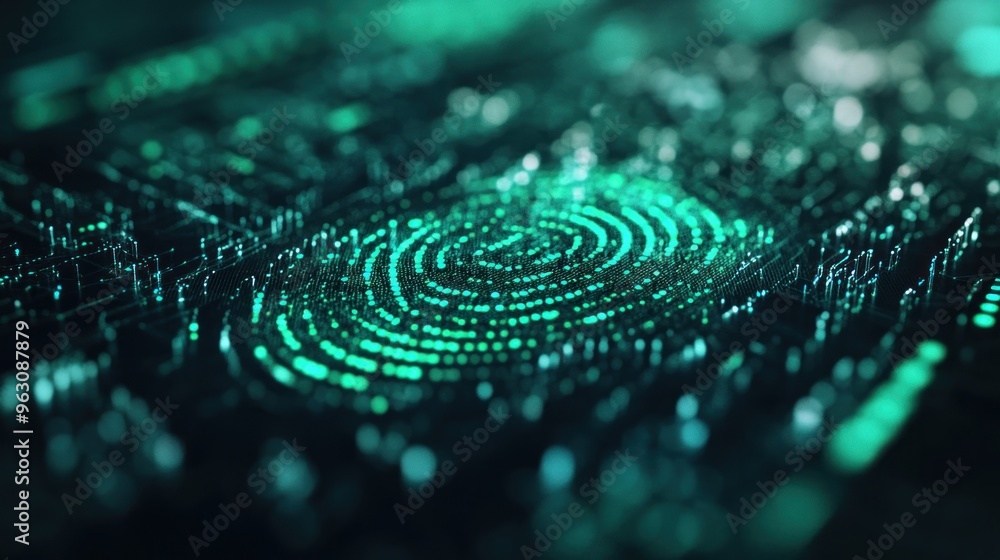 Digital Fingerprint Scan Digital Fingerprint Scan
