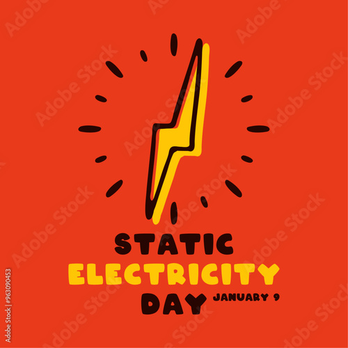 Static Electricity Day. January 9. photo