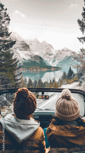 winter mountain landscape