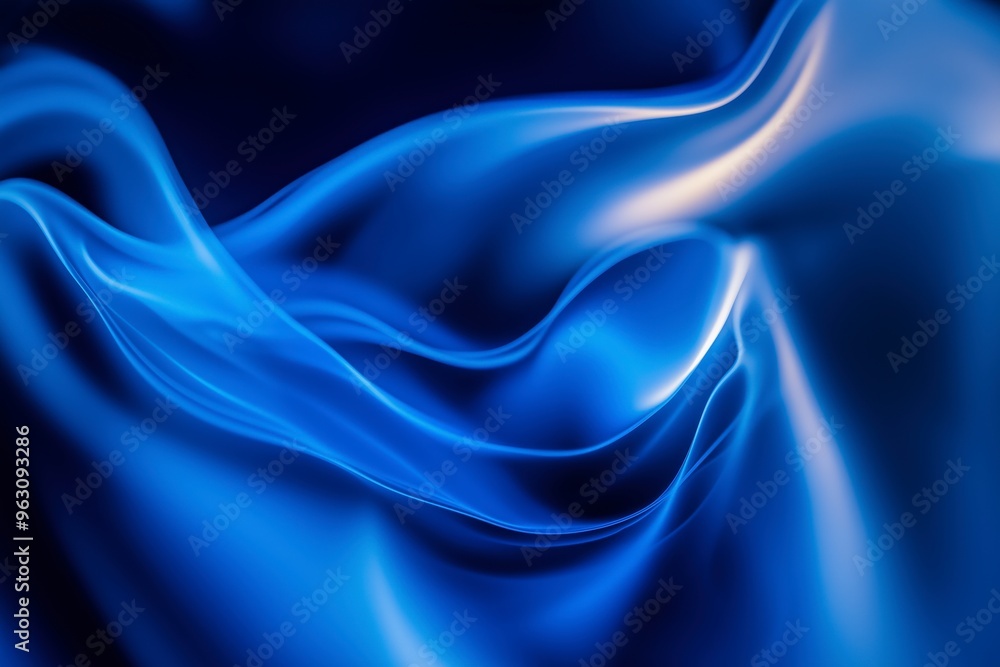 Abstract blue and white wavy lines background. Abstract blue and white wavy lines background.