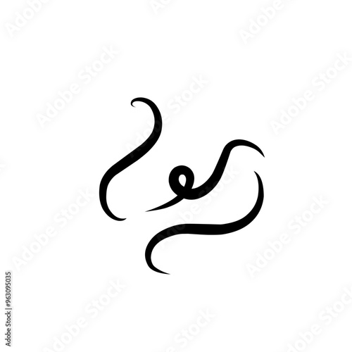 intestinal parasitic worm icon