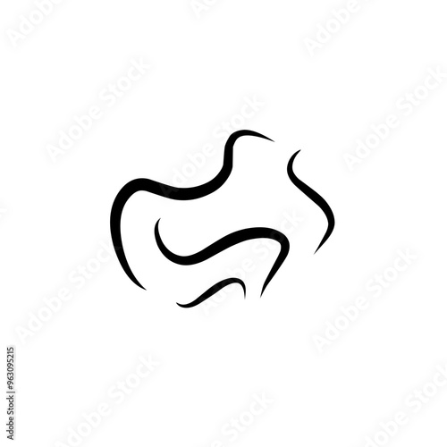 intestinal parasitic worm icon