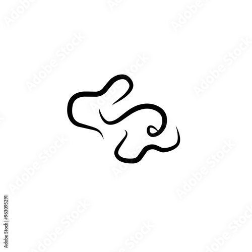 intestinal parasitic worm icon