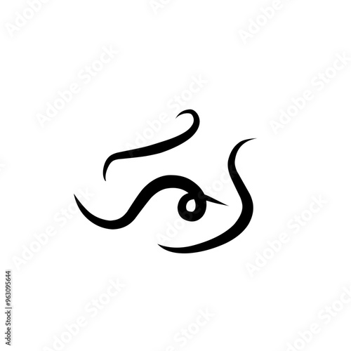 intestinal parasitic worm icon