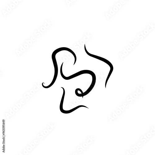 intestinal parasitic worm icon