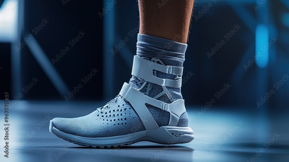 High-tech lightweight orthopedic ankle brace for active recovery High-tech lightweight orthopedic ankle brace for active recovery