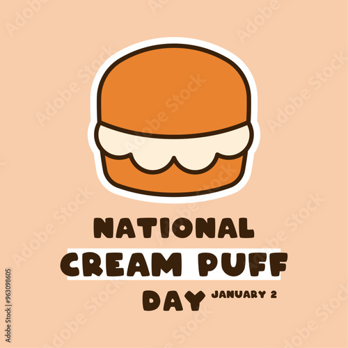 National Cream Puff Day. January 2.