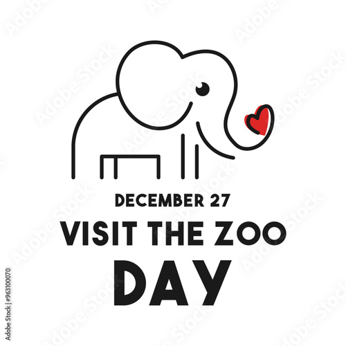 Visit The Zoo Day. December 27.