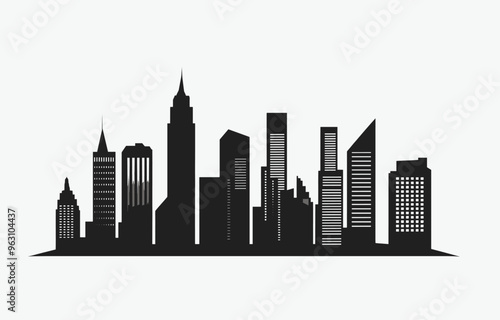 City silhouette black vector. Frankfurt City Silhouette. Skyline Art. Frankfurt Vector Art. City Skyline Design. Frankfurt Main Illustration. Urban Silhouette. Frankfurt Graphic Design.