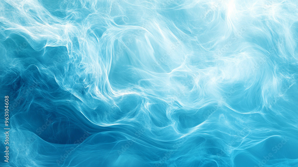Abstract Ocean Wave with Blue, Aqua, and Teal Texture, Water Wave Graphic Banner, Blue and White Background Abstract Ocean Wave with Blue, Aqua, and Teal Texture, Water Wave Graphic Banner, Blue and White Background