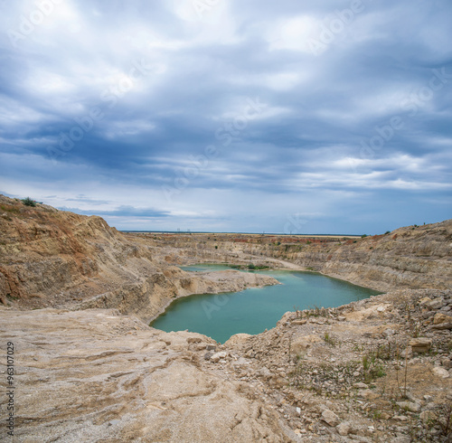 Padovsky quarry in Samara region, Russia