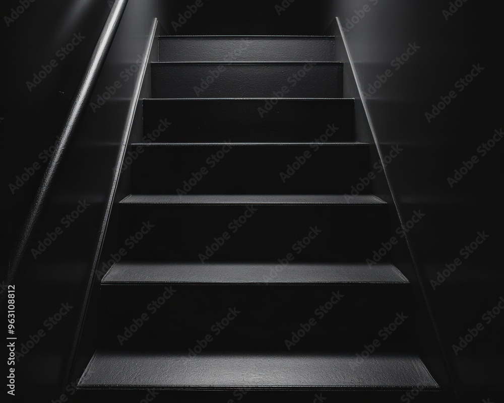 Down Stairs. Business Concept of Walking Downstairs with Bright Background Down Stairs. Business Concept of Walking Downstairs with Bright Background