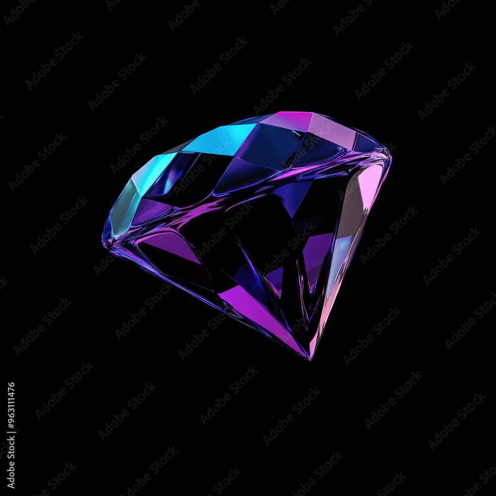 Purple Diamond Gem. Purple Diamond Gem.
