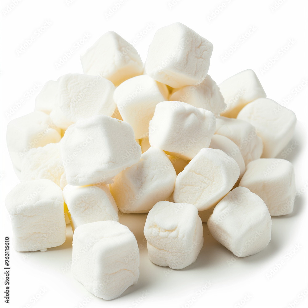 marshmallow isolated on white marshmallow isolated on white