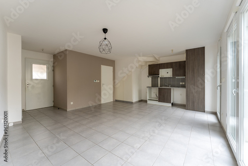 Empty and unfurnished brand new apartment