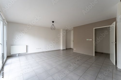 Empty and unfurnished brand new apartment