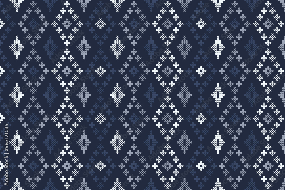 Festive Sweater Design. Seamless Knitted Pattern Festive Sweater Design. Seamless Knitted Pattern