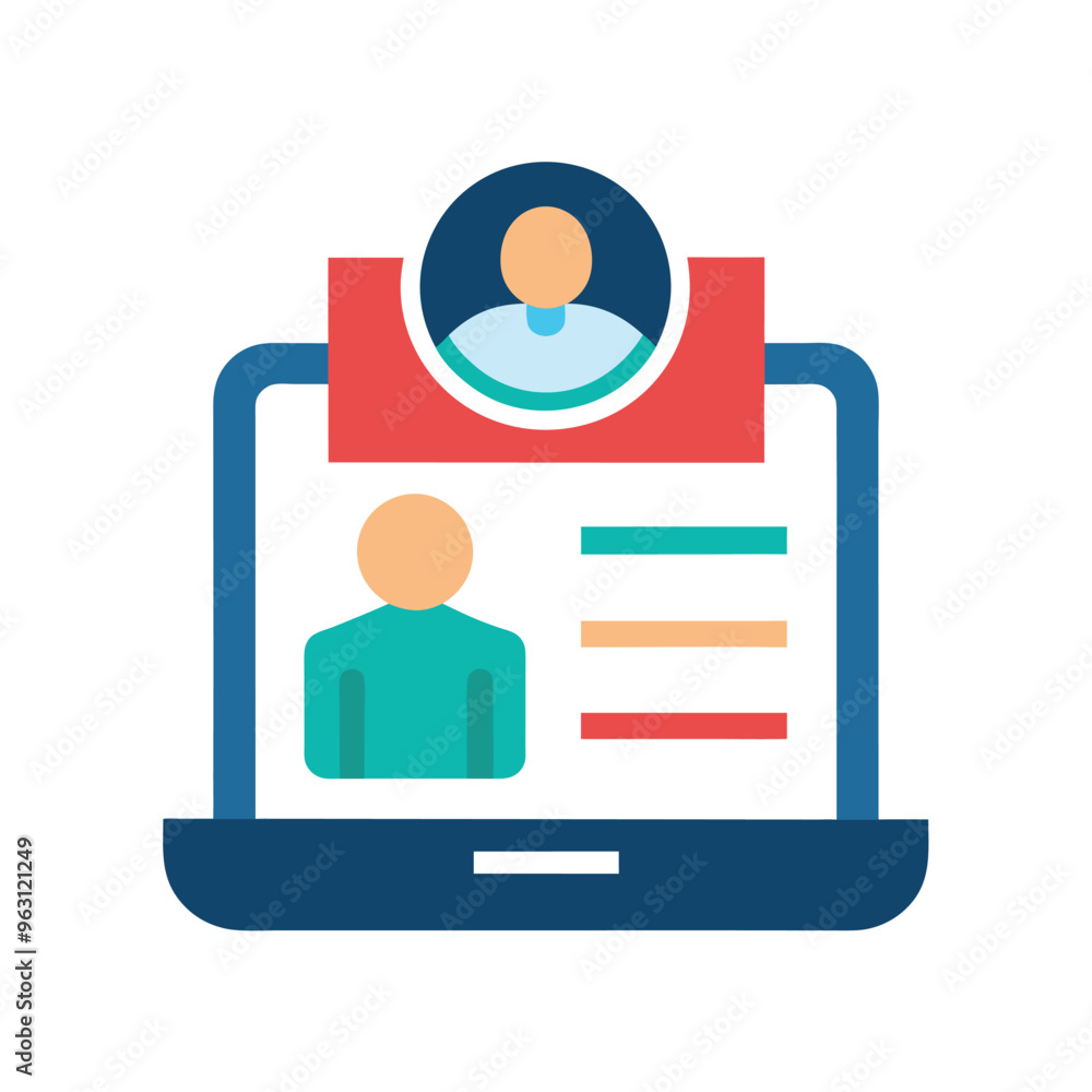 HR software icon simple hr software colored flat icon HR software icon simple hr software colored flat icon