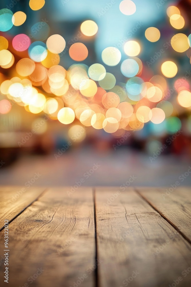 Multicolored blurred defocused background of an amusement park or state fair, with glowing bokeh lights in the evening Multicolored blurred defocused background of an amusement park or state fair, with glowing bokeh lights in the evening