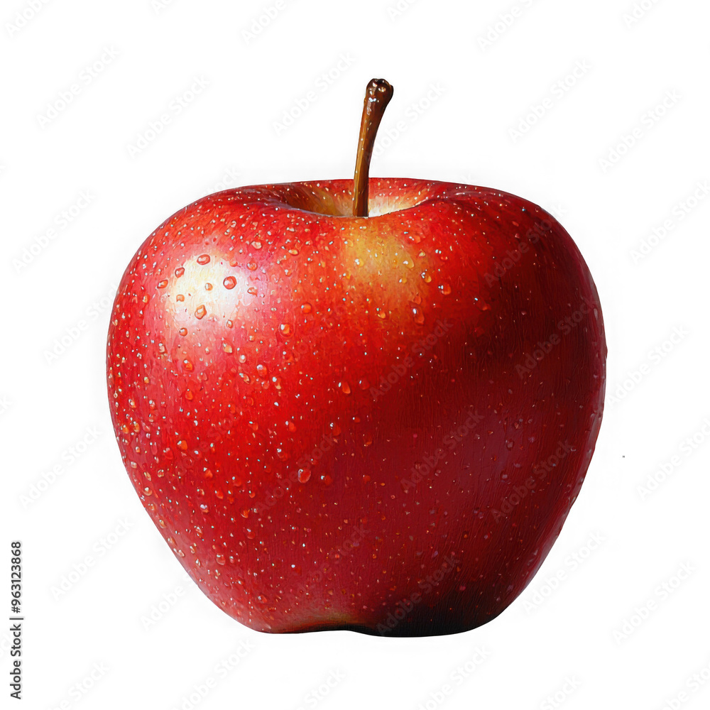 Apple isolated on a transparent background png file no background png file
