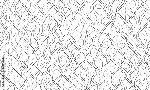 Wallpaper Mural Abstract seamless geometric pattern. Torontodigital.ca