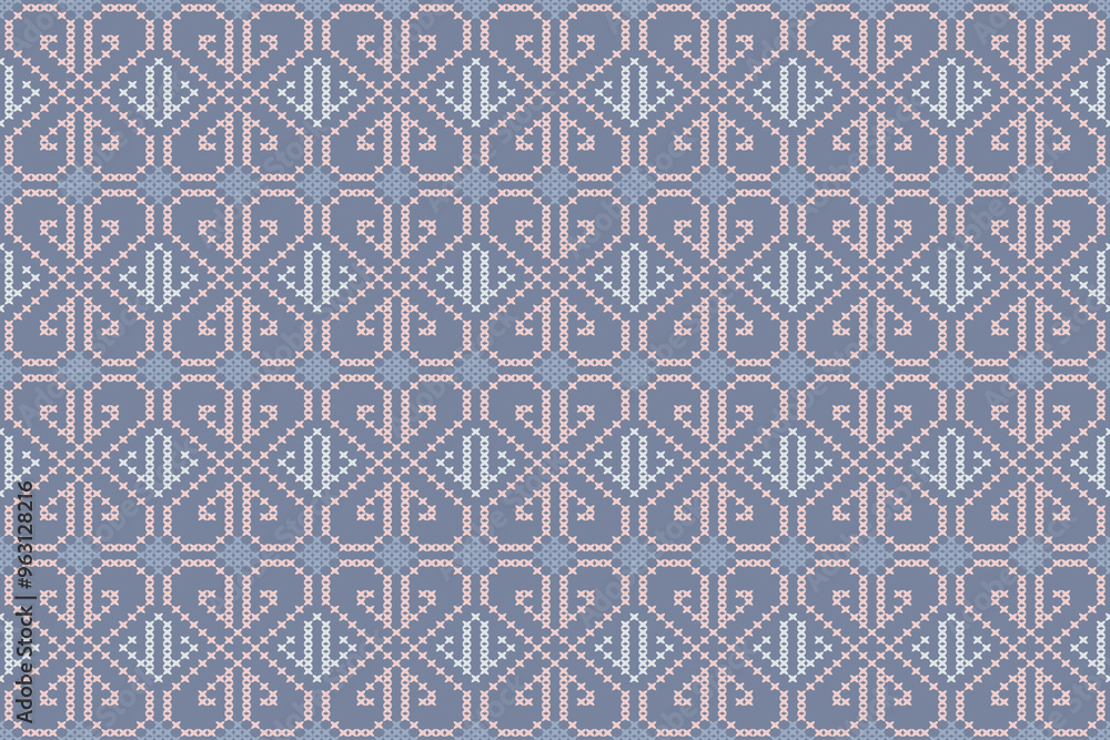 Festive Sweater Design. Seamless Knitted Pattern Festive Sweater Design. Seamless Knitted Pattern
