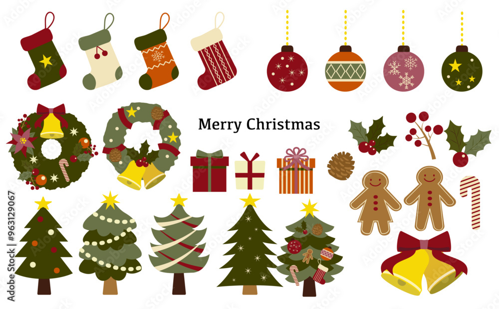 シンプルなクリスマスイラスト シンプルなクリスマスイラスト