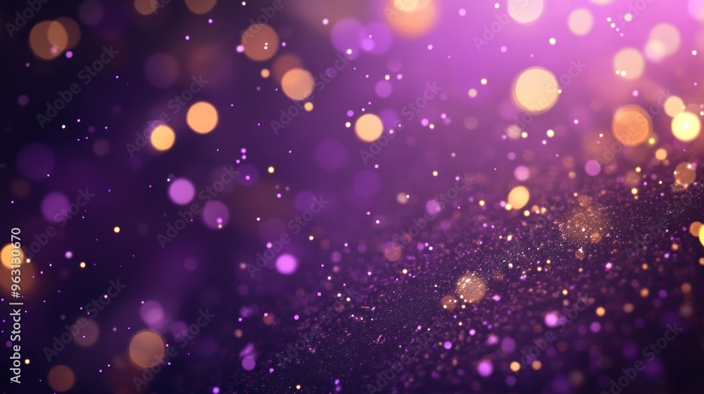 Purple Glitter Bokeh Background Purple Glitter Bokeh Background