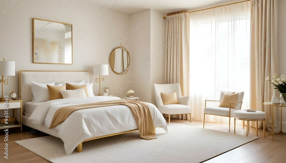 Photo interior modern design room 3d illustration Photo interior modern design room 3d illustration
