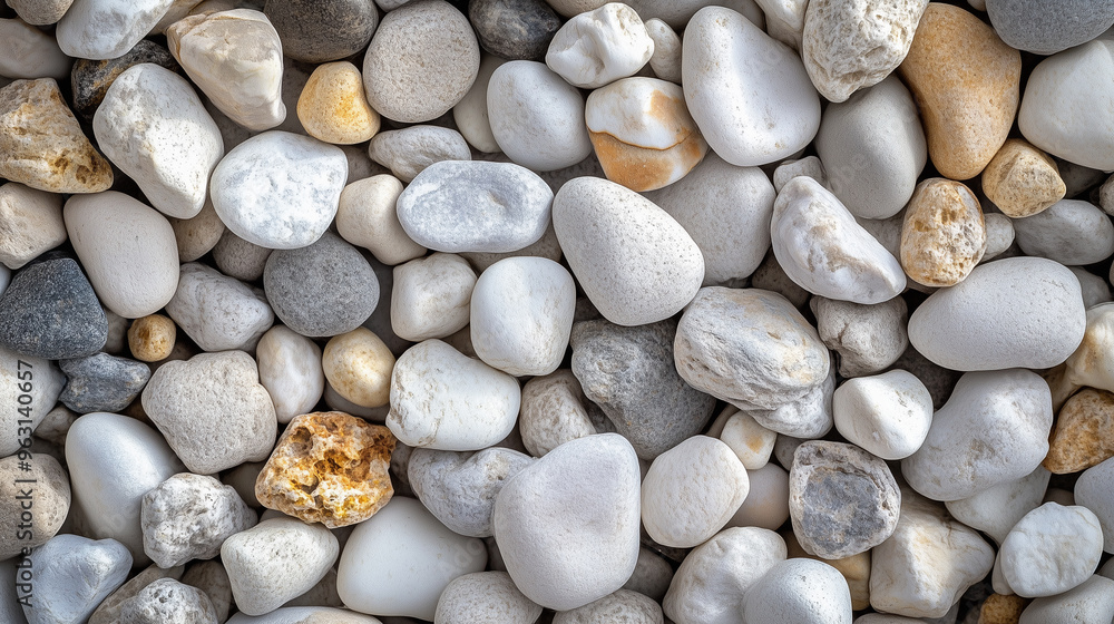 Smooth rounded pebble stones Smooth rounded pebble stones