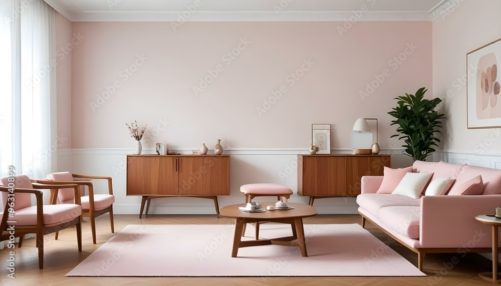 Photo interior modern design room 3d illustration Photo interior modern design room 3d illustration