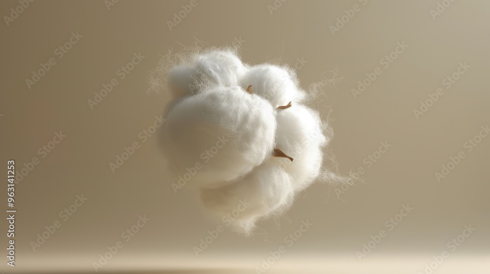 Cotton boll, which is a seed pod from which cotton is harvested Cotton boll, which is a seed pod from which cotton is harvested