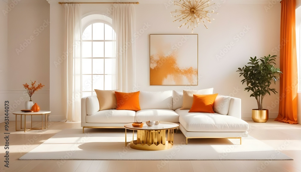 Photo interior modern design room 3d illustration Photo interior modern design room 3d illustration