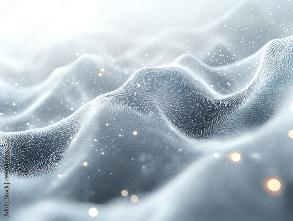 Abstract Gray Wavy Background with Shimmering Lights. Abstract Gray Wavy Background with Shimmering Lights.
